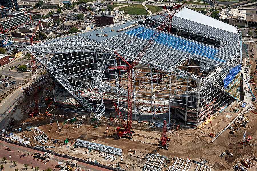 US Bank Stadium Progress